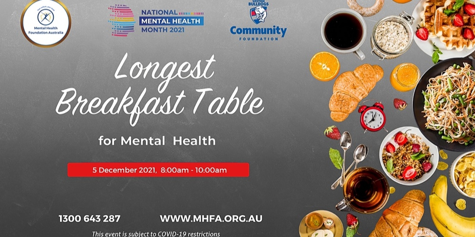 Banner image for Longest Breakfast Table for Mental Health