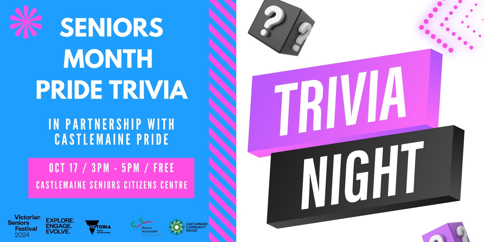 Banner image for Pride Trivia - Seniors Month edition 