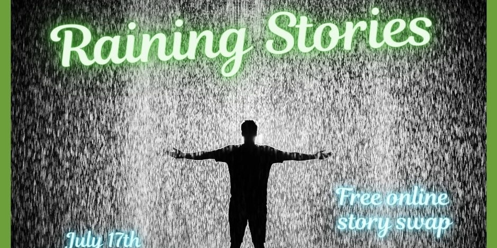 Banner image for Raining Stories - online storytelling