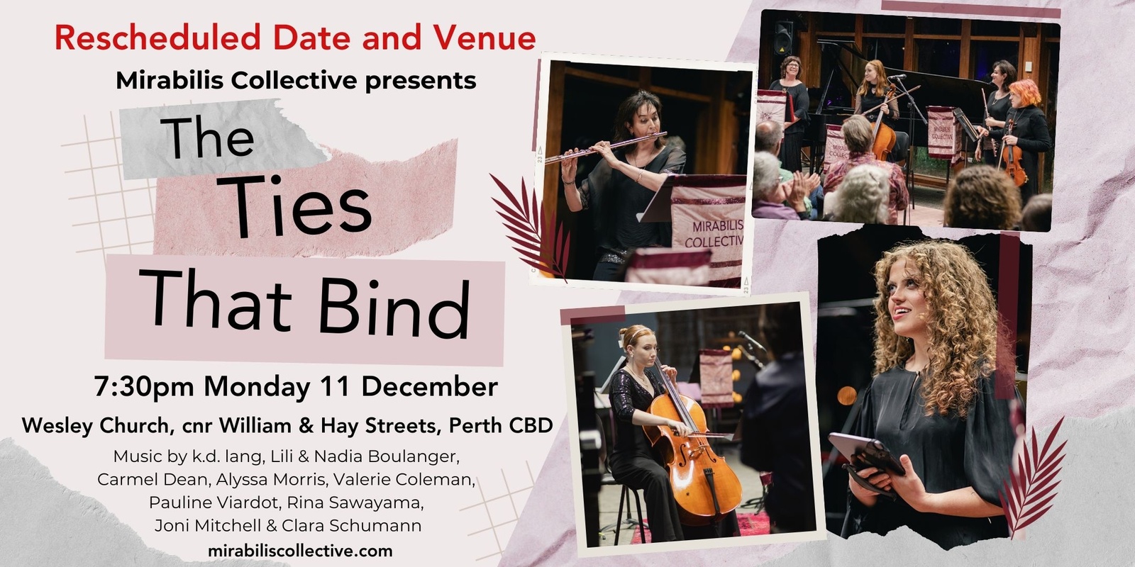 Banner image for Her Voice Resounds — Concert 3: The Ties That Bind