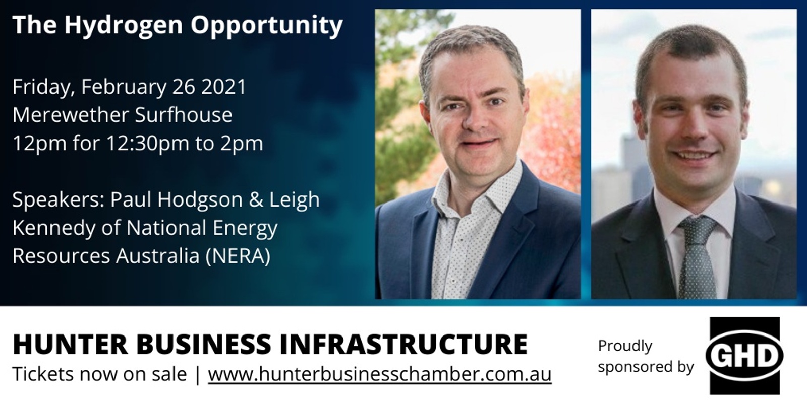 Banner image for Hunter Business Infrastructure "The Hydrogen Opportunity" 