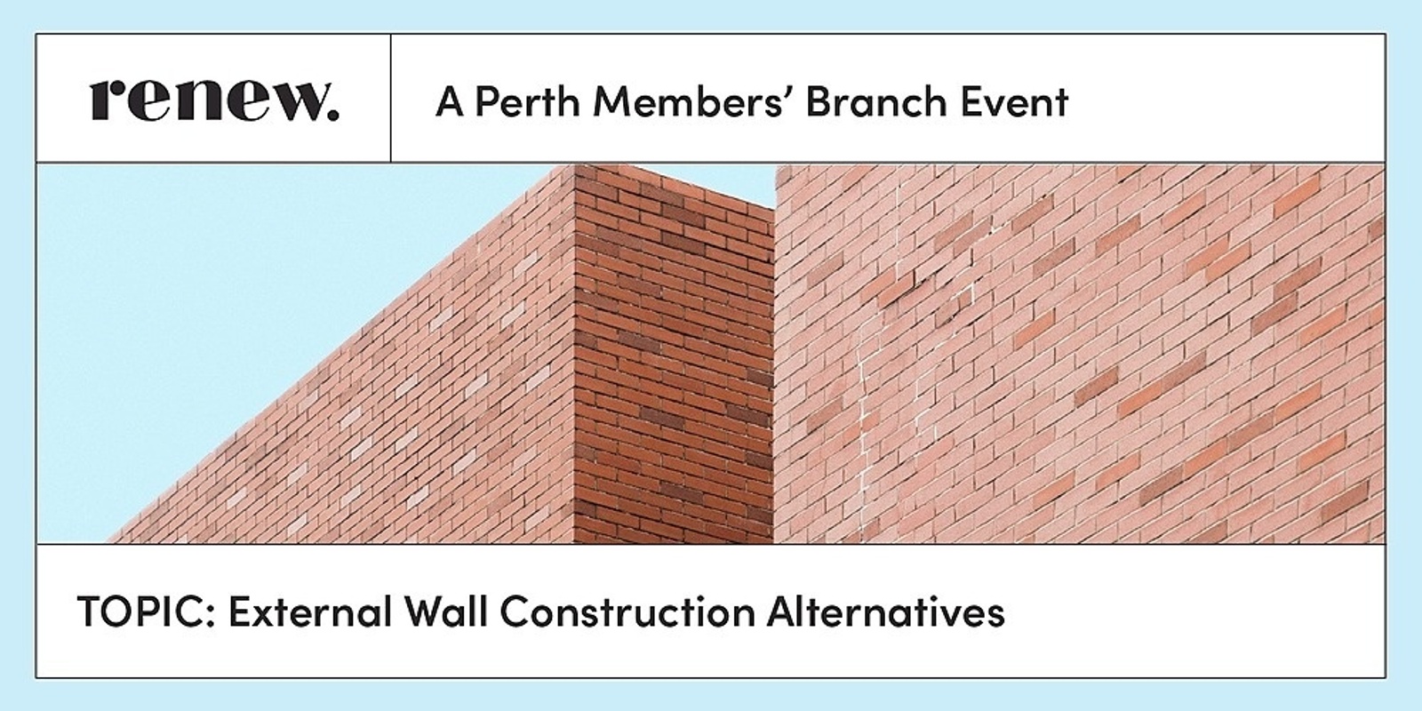 Banner image for External Wall Construction Alternatives