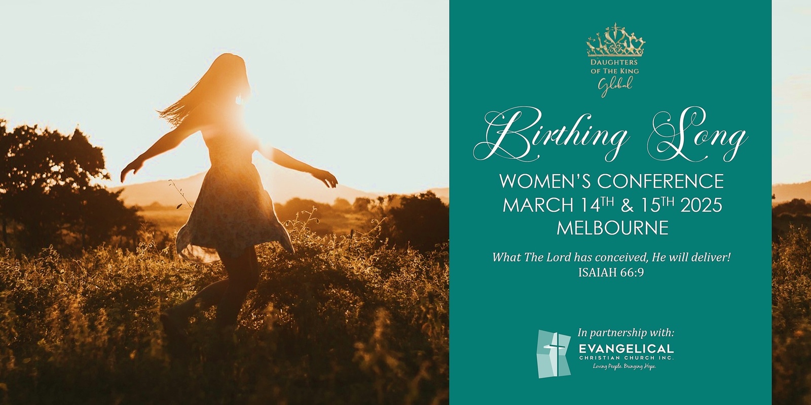 Banner image for Daughters of The King Melbourne Retreat - "Birthing Song"