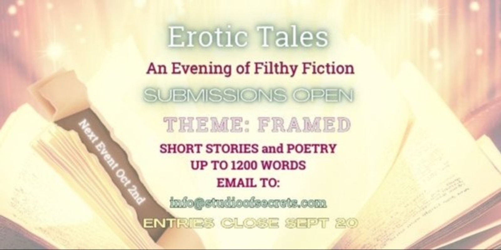 Banner image for Erotic Tales - October