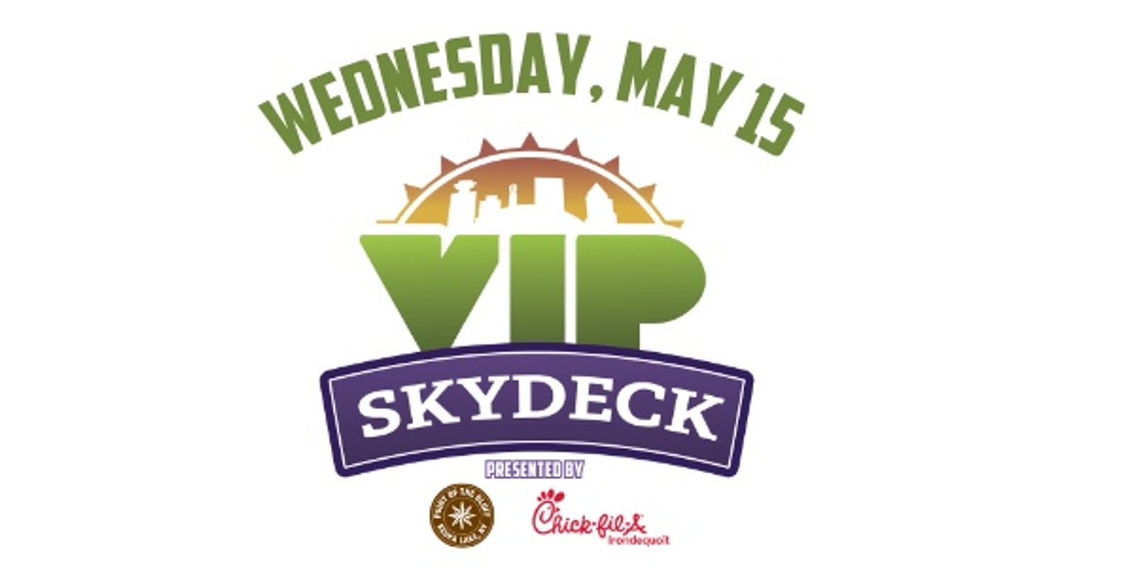Banner image for (MAY 15) Lilac Festival VIP Skydeck Pass: The Skycoasters