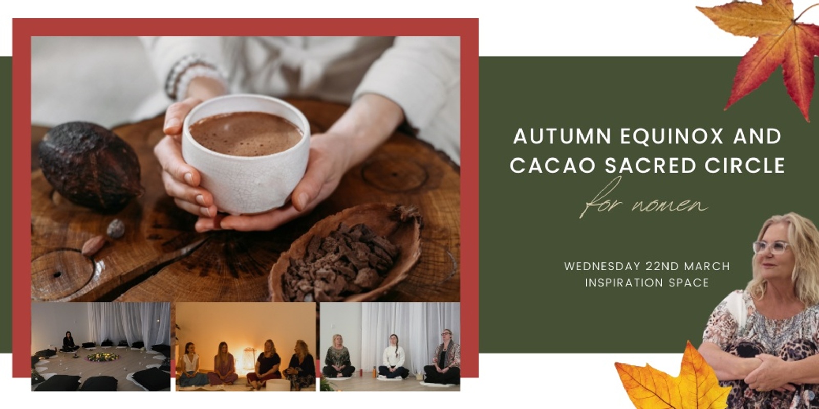Banner image for Autumn Equinox and Cacao Sacred Circle for Women