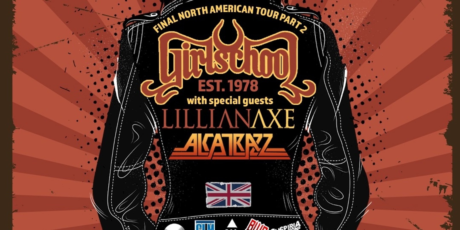 Banner image for Girlschool, Alcatrazz, Lillian Axe