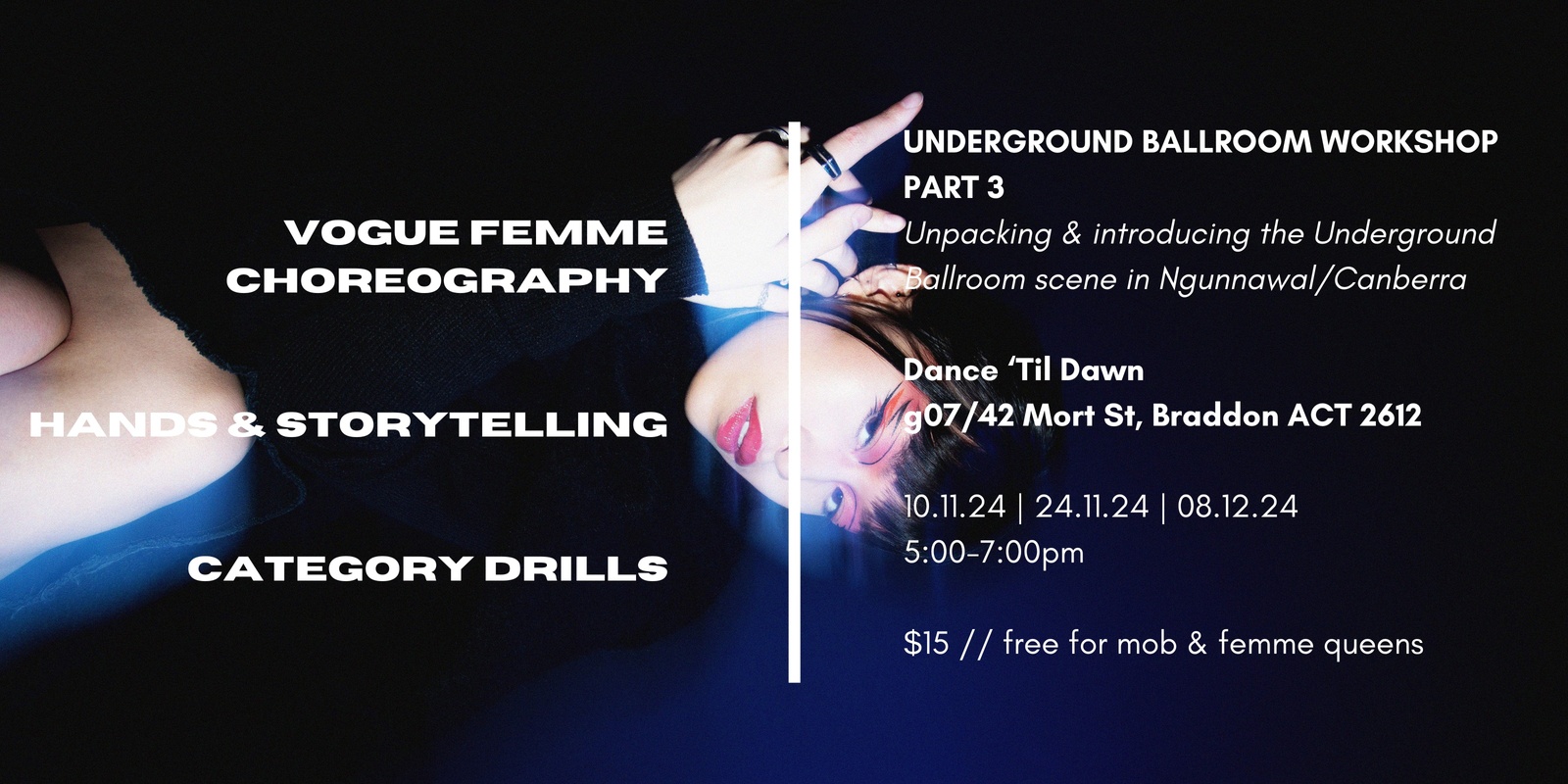 Banner image for Underground Ballroom Scene Workshops