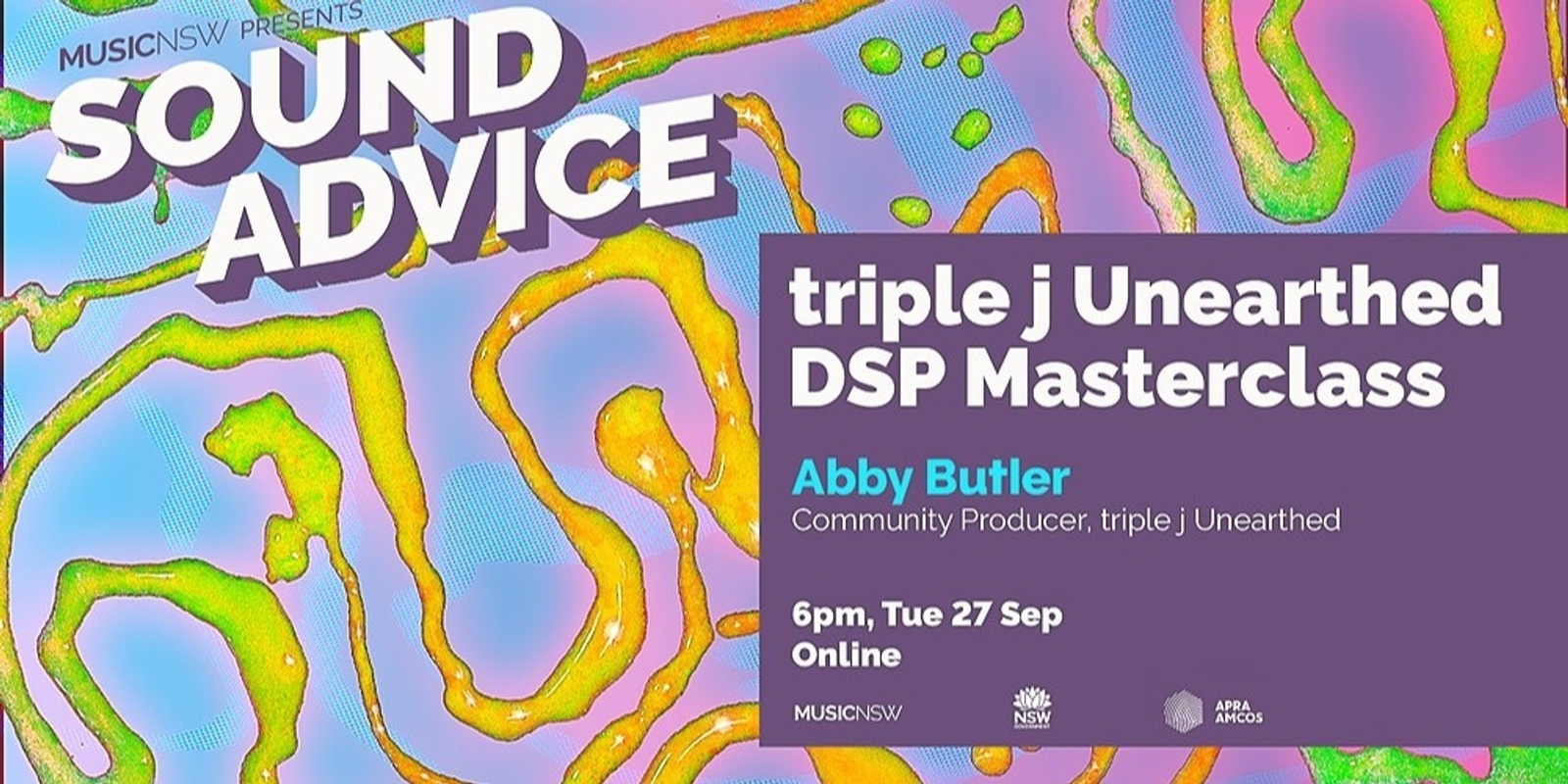 Banner image for Sound Advice DSP Masterclass – triple j Unearthed