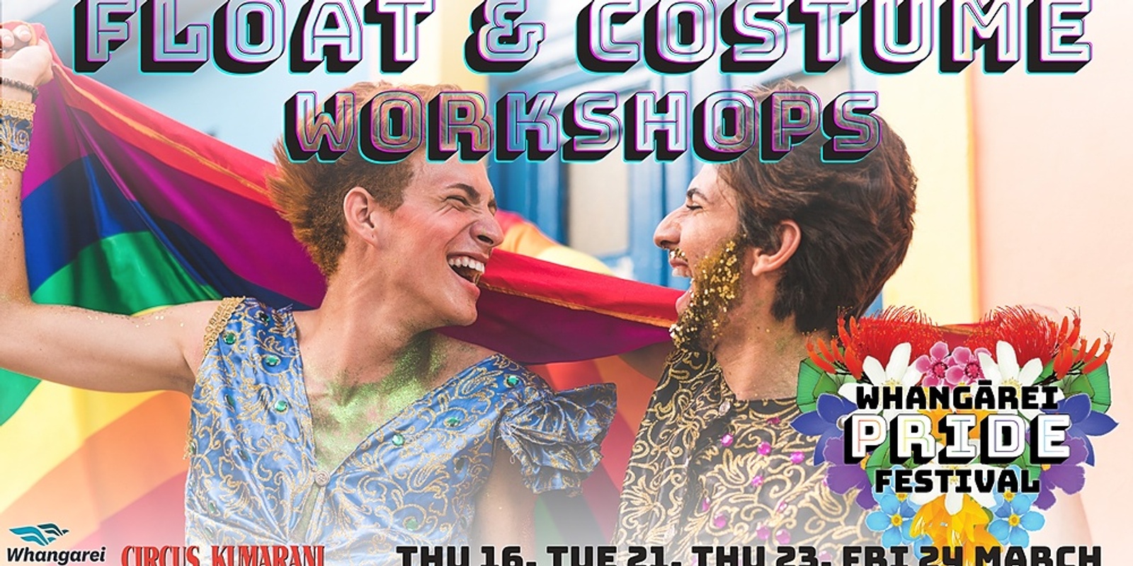 Banner image for Float and Costume Making Workshops - Whangarei Pride Festival!