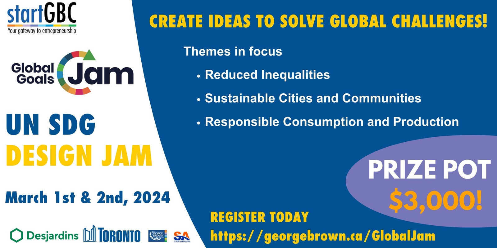 Banner image for startGBC UN SDG Design Jam