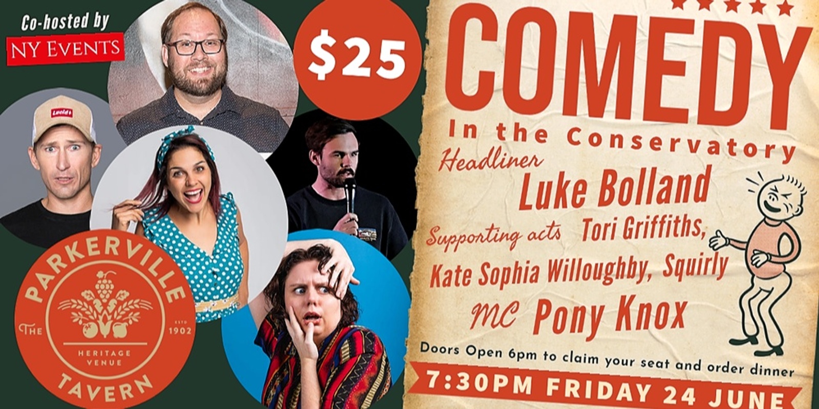 Banner image for Comedy in the Conservatory