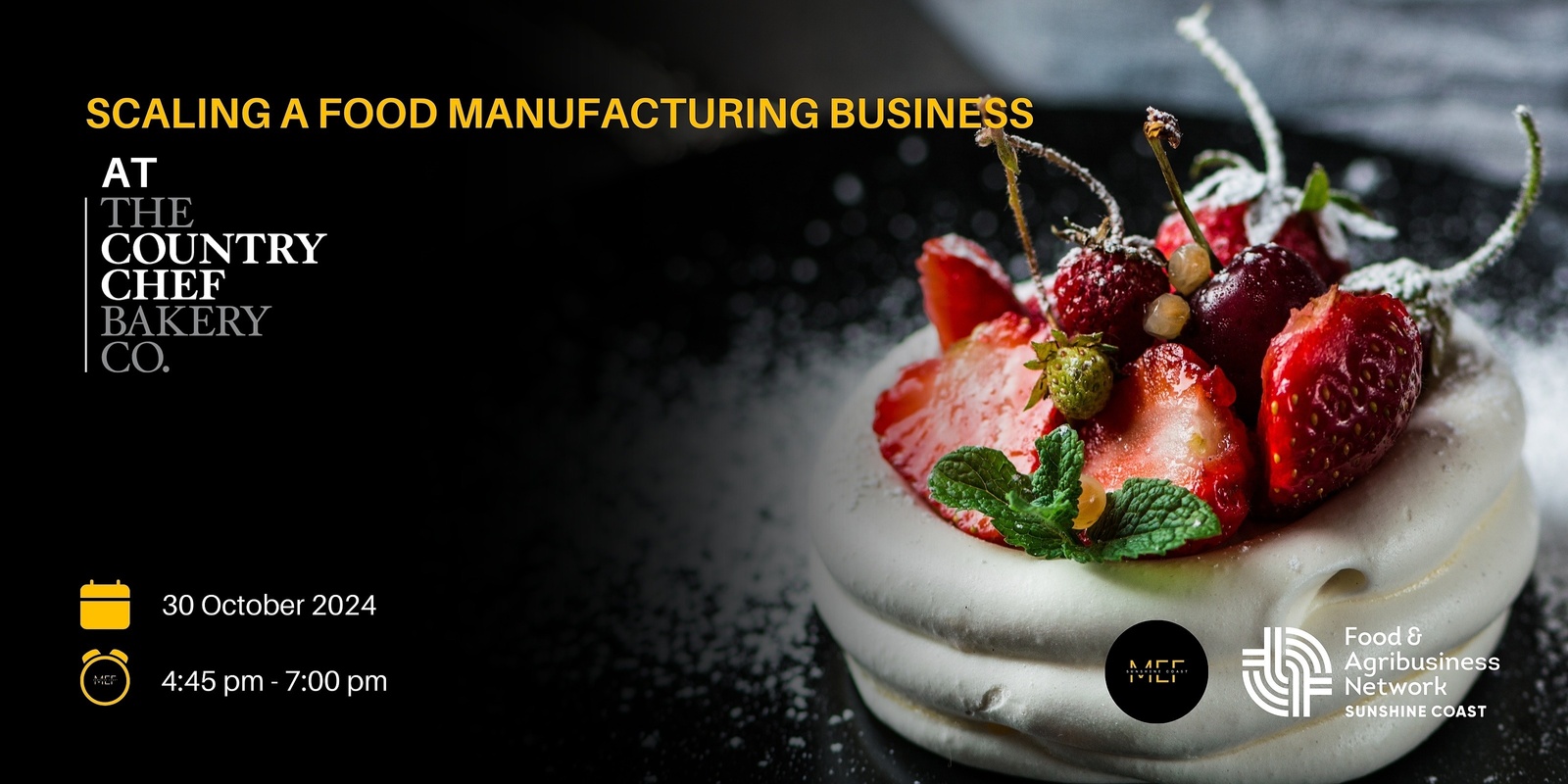 Banner image for Scaling a Food Manufacturing Business at Country Chef Baking Co. 