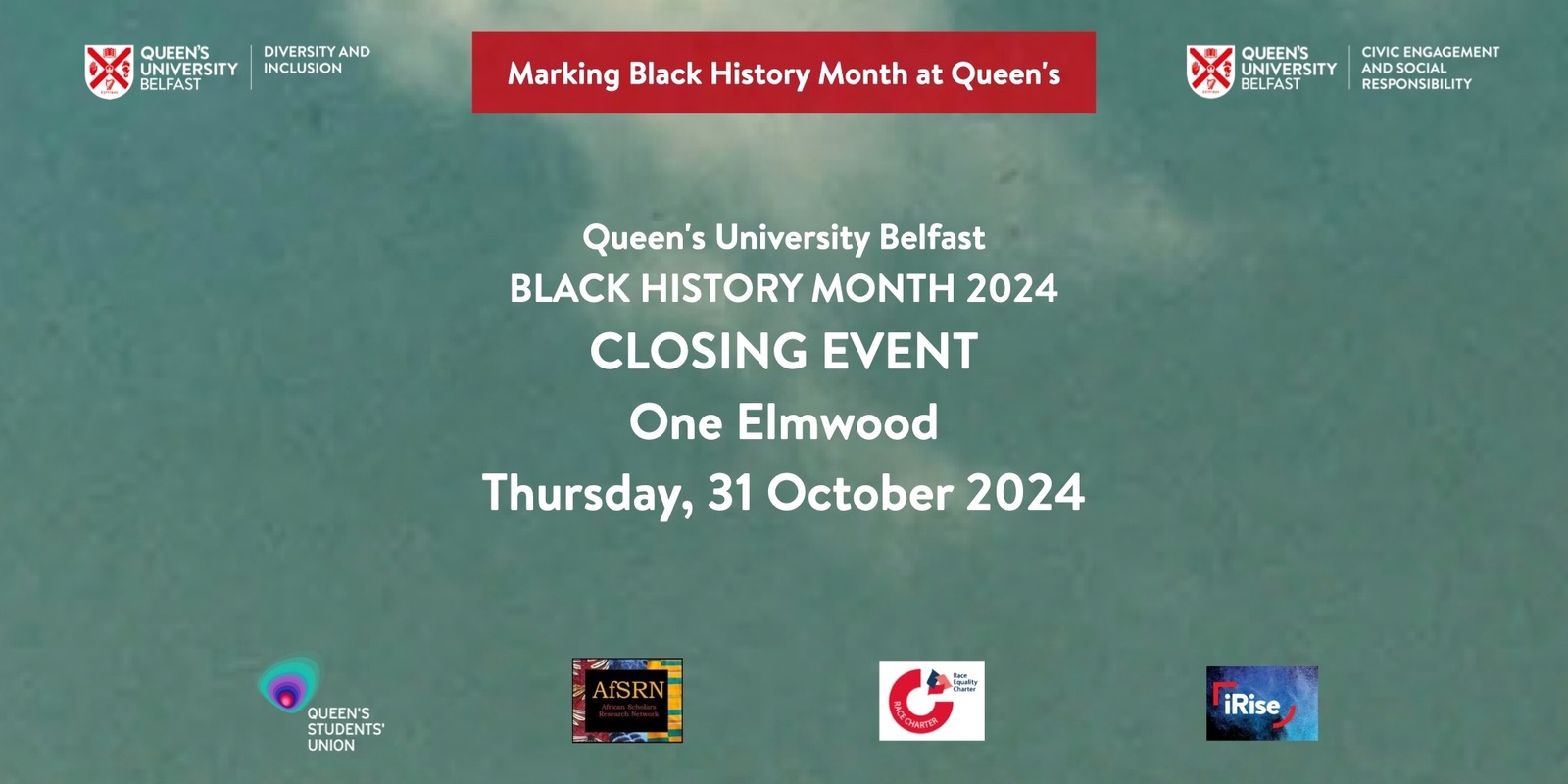 Banner image for Queen's University Black History Month 2024 Closing Event