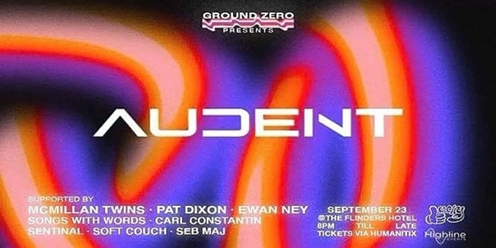 Banner image for Ground Zero pres. AUDENT @ The Flinders