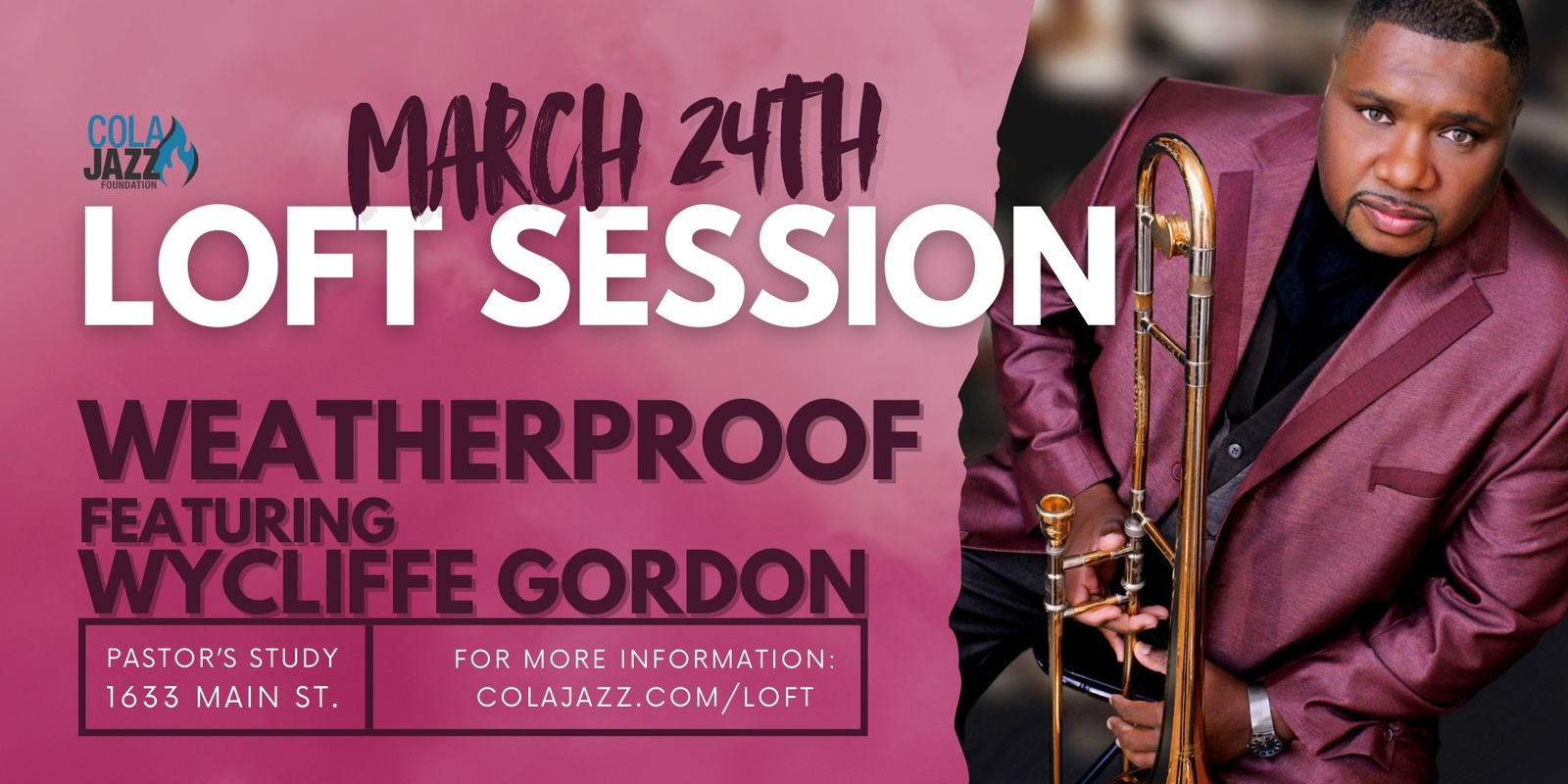 Banner image for Loft Session: Weatherproof featuring Wycliffe Gordon