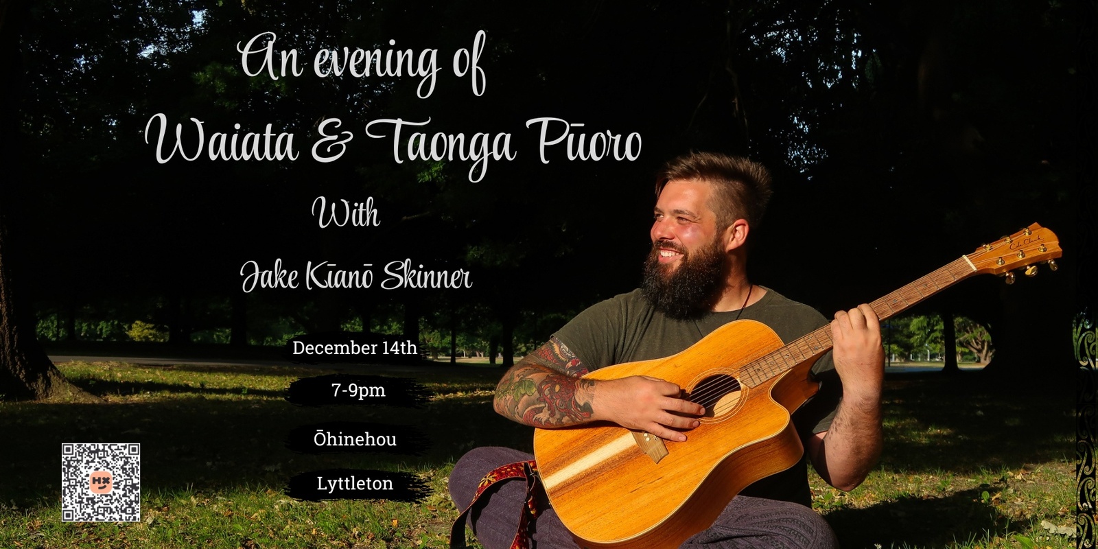 Banner image for 🌙 An Evening of Waiata and Taonga Pūoro 🌿