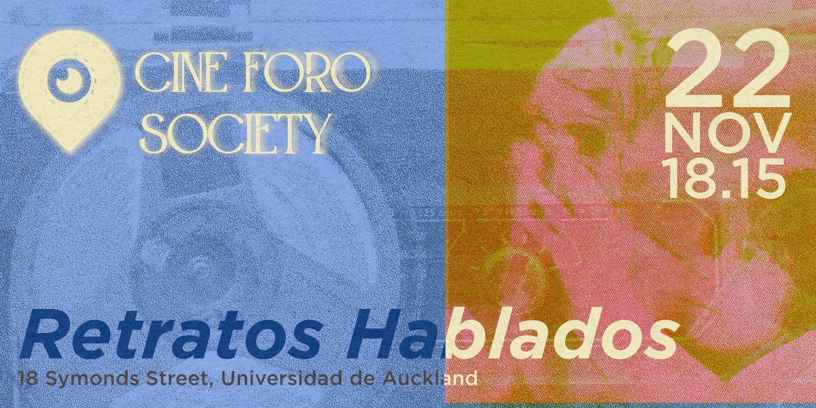 Banner image for Cine Foro Society -  Retratos Hablados