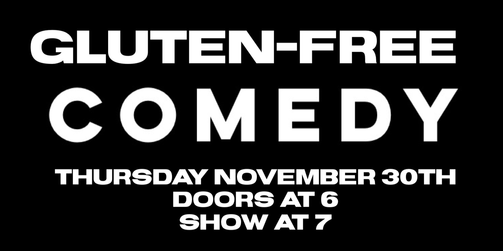 Banner image for Gluten Free Comedy