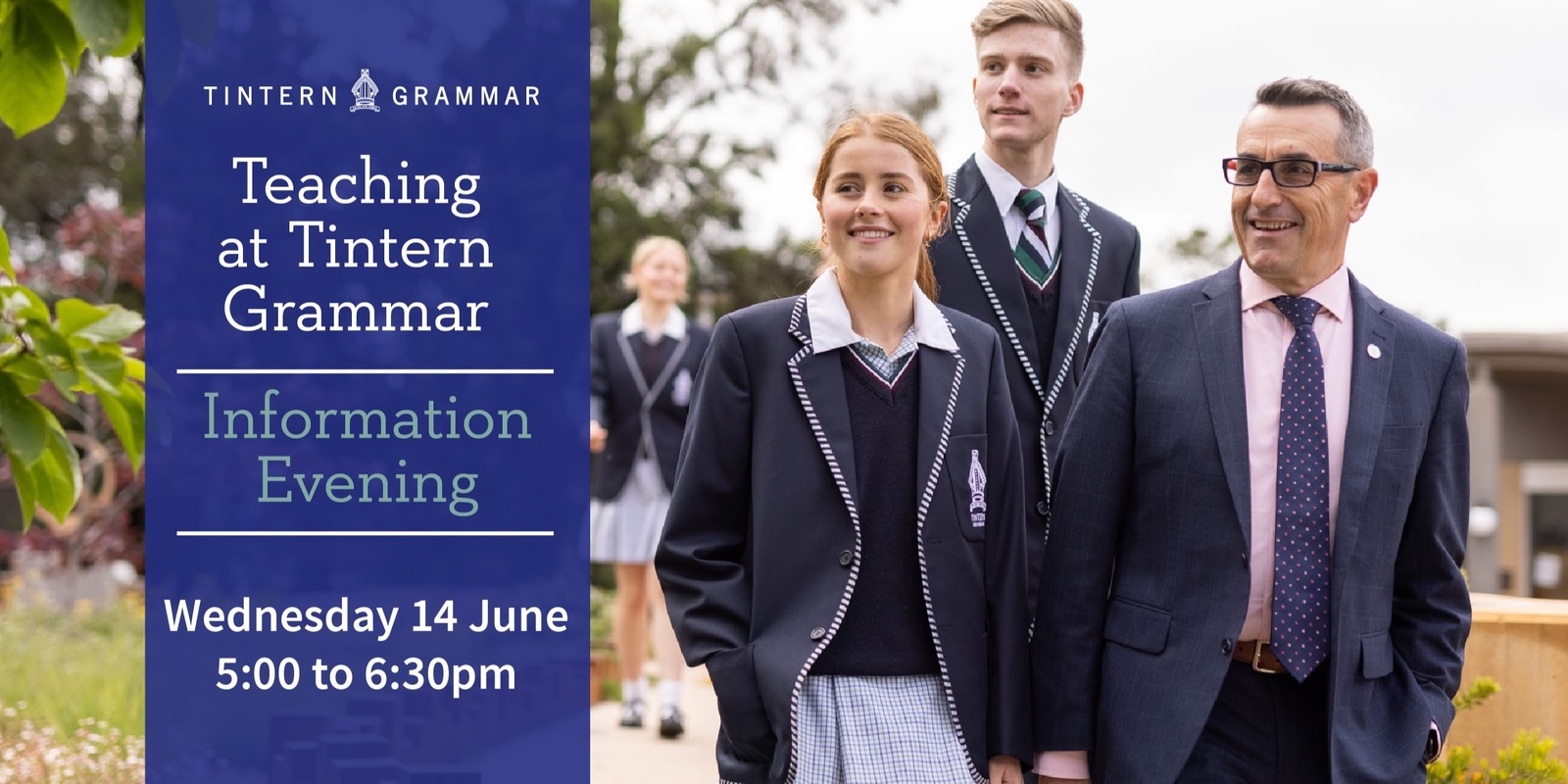 Banner image for Teaching at Tintern Grammar - An Information Evening