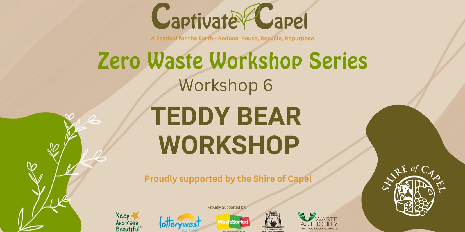 Banner image for Captivate Capel - Zero Waste Workshops Series 6