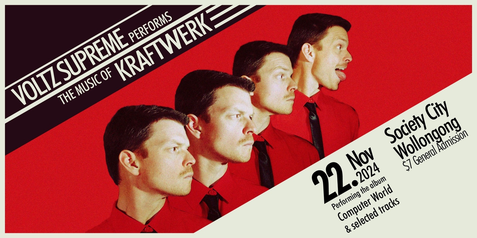 Banner image for Voltz Supreme Performs Kraftwerk: A Tribute to the Pioneers of Electronic Music