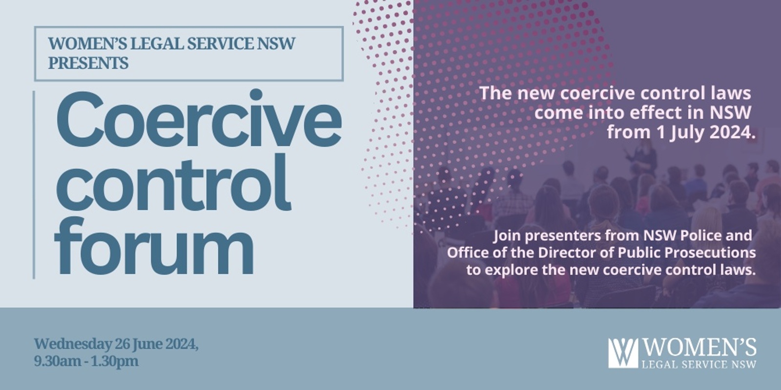 Banner image for WLS NSW Coercive Control Forum