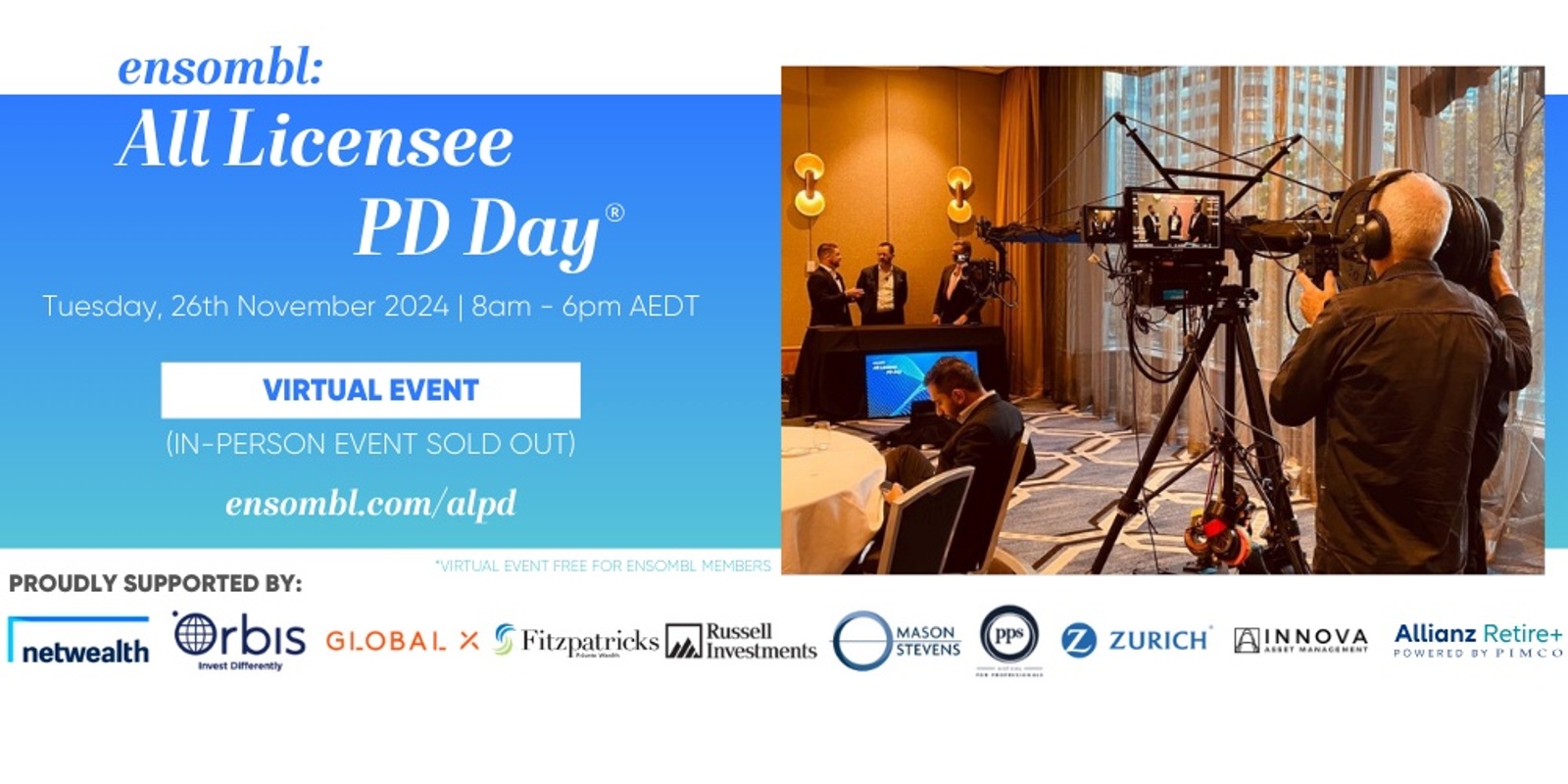 Banner image for All Licensee PD Day - In-studio Experience (Sydney)