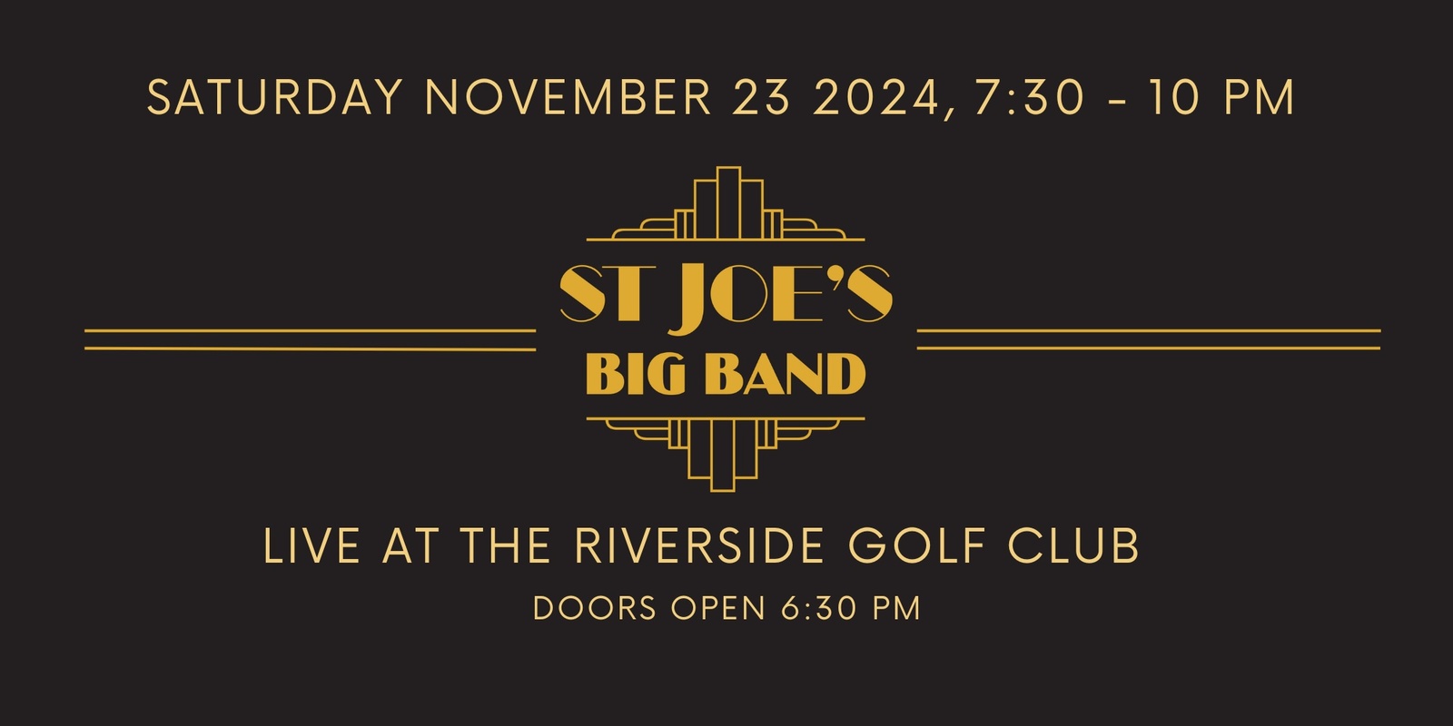 Banner image for St Joes in November @ Riverside Golf Club