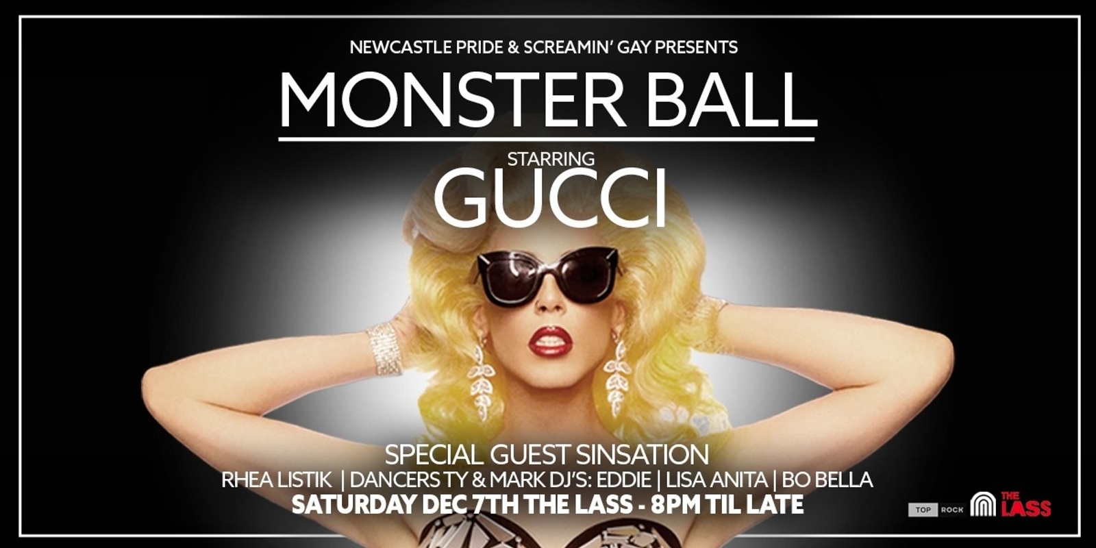 Banner image for Screamin Gay Xmas Monster Ball - Starring Gucci