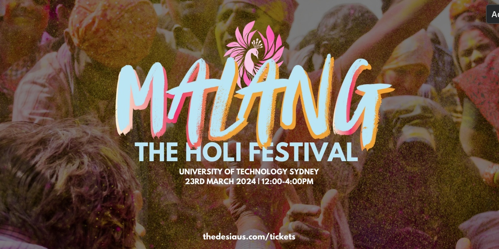 "MALANG" The HOLI Festival 2024 Humanitix