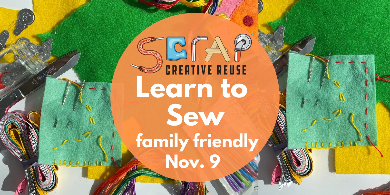 Banner image for Learn to Sew - Family Friendly - 11/9