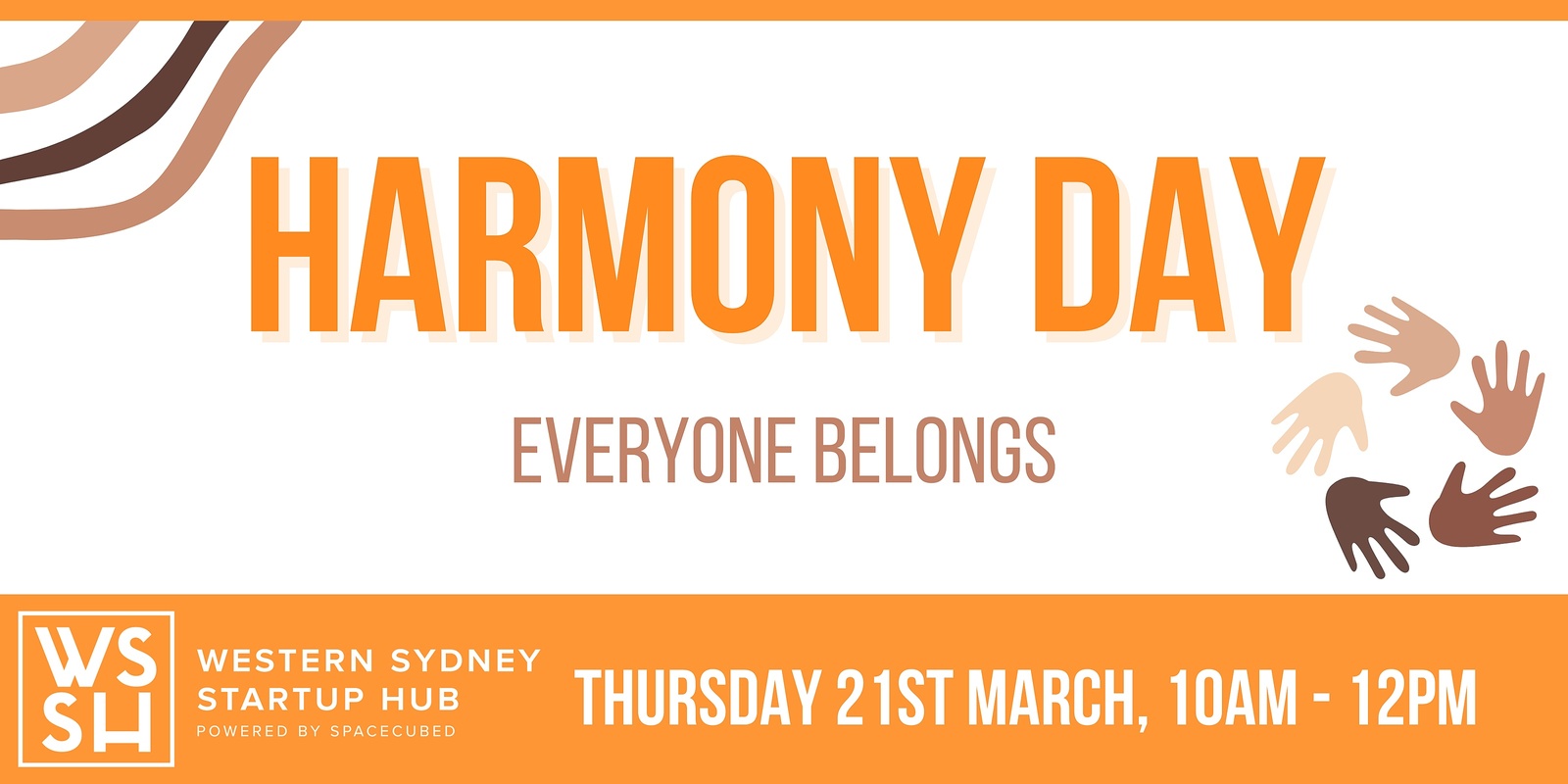 Banner image for Harmony Day at the Western Sydney Startup Hub