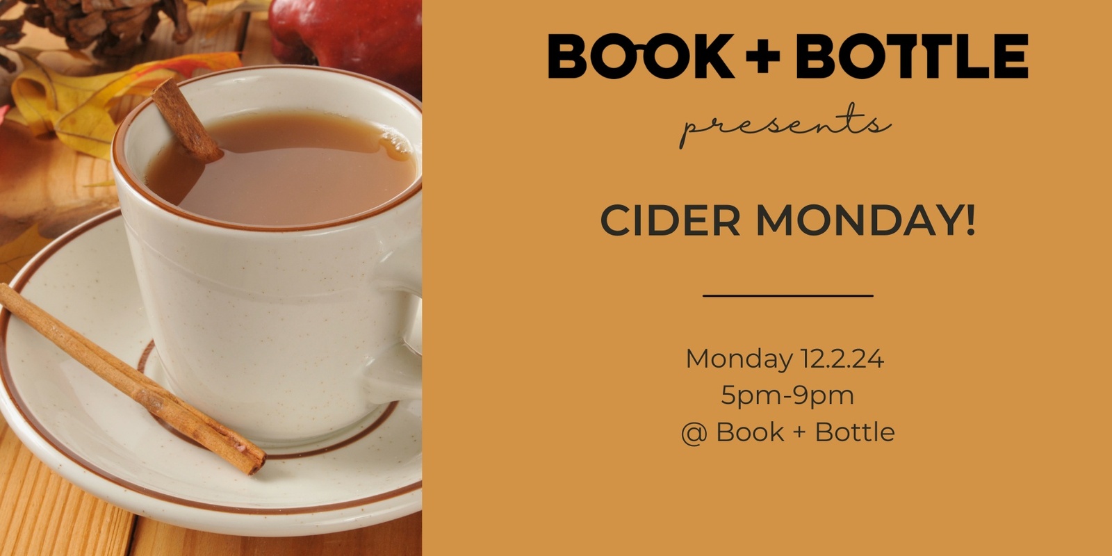 Banner image for Cider Monday!