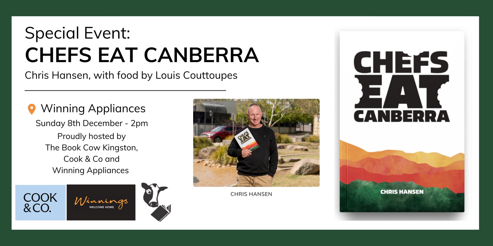 Banner image for Special Event: Chefs Eat Canberra with Chris Hansen