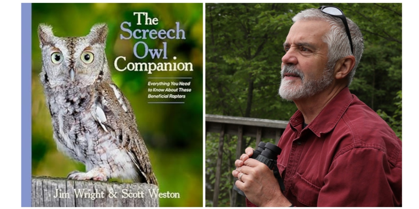 Banner image for The Screech Owl Companion: Author Jim Wright in Conversation with Michael Pietsch