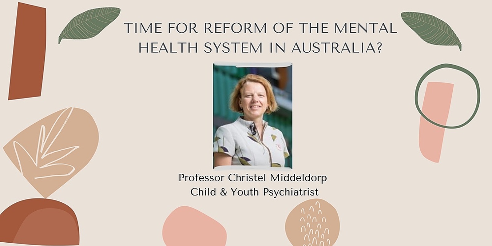 Banner image for Time for Reform of the Mental Health System in Australia?