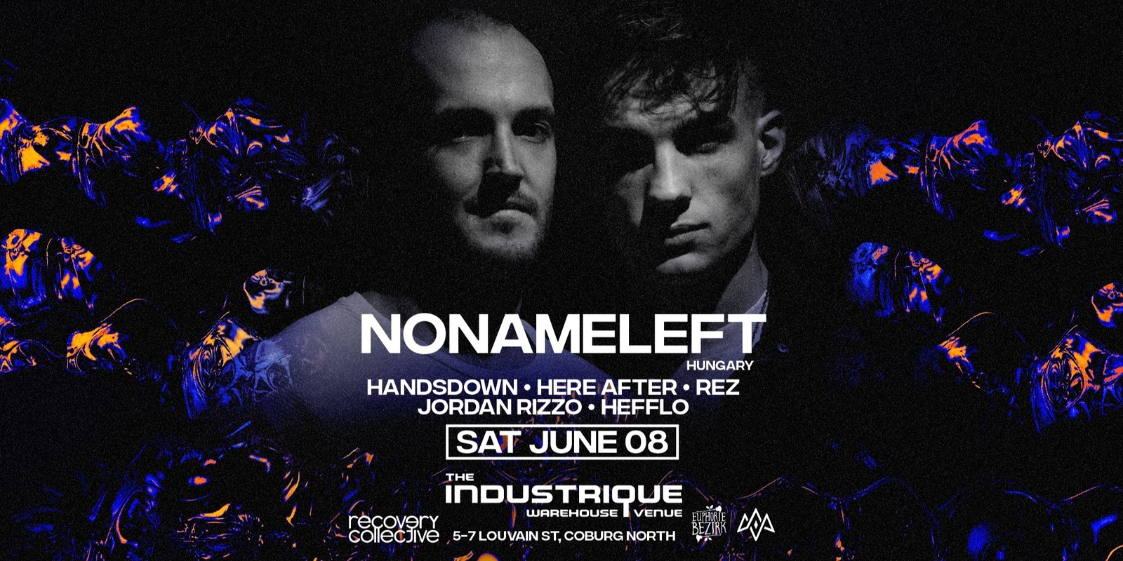 Banner image for NoNameLeft: Exclusive Melbourne Warehouse Rave