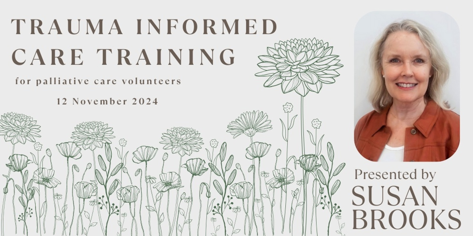 Banner image for Trauma Informed Care Training for volunteer biographers