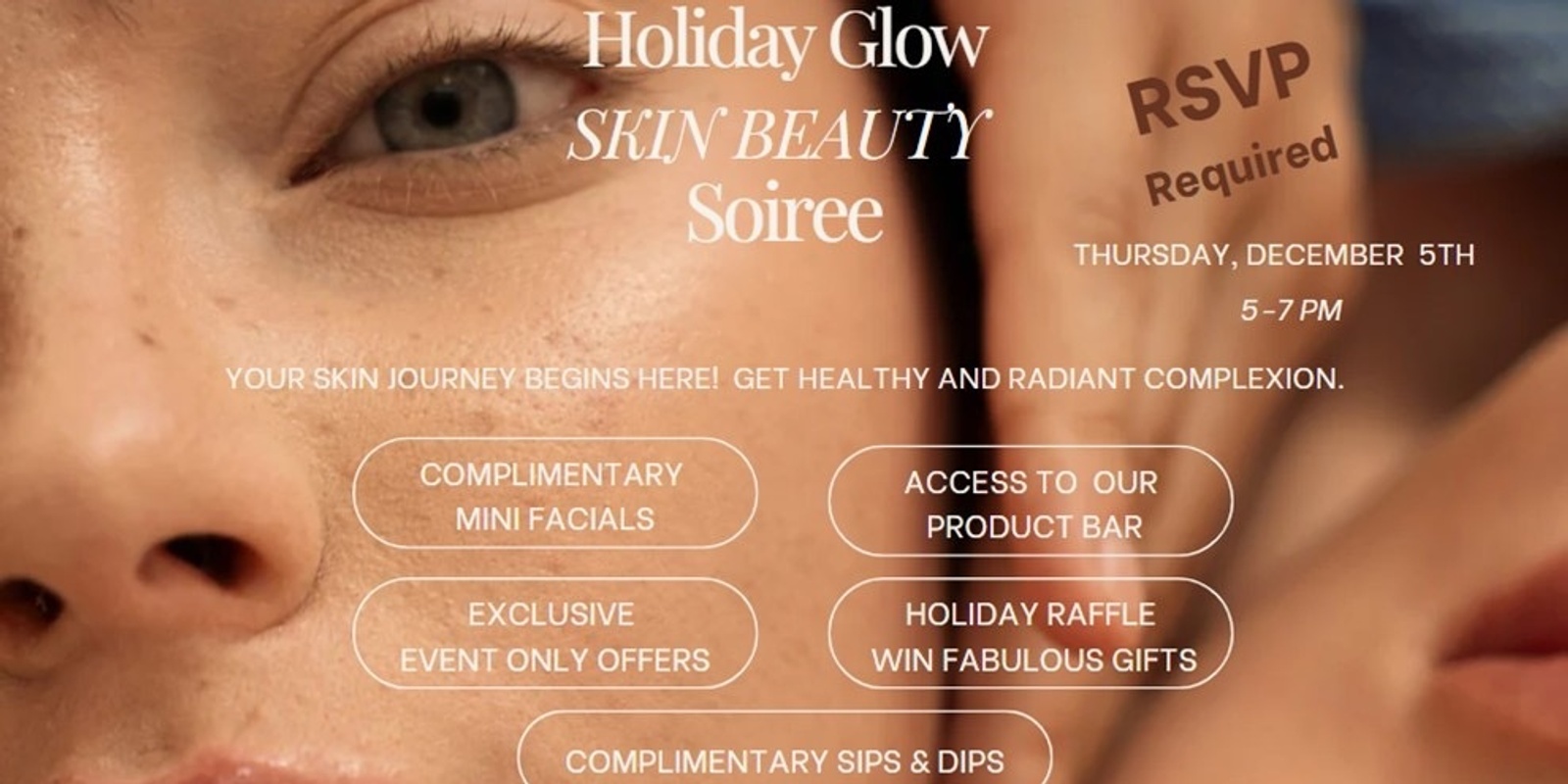 Banner image for Holiday Glow Skin Beauty Soirée