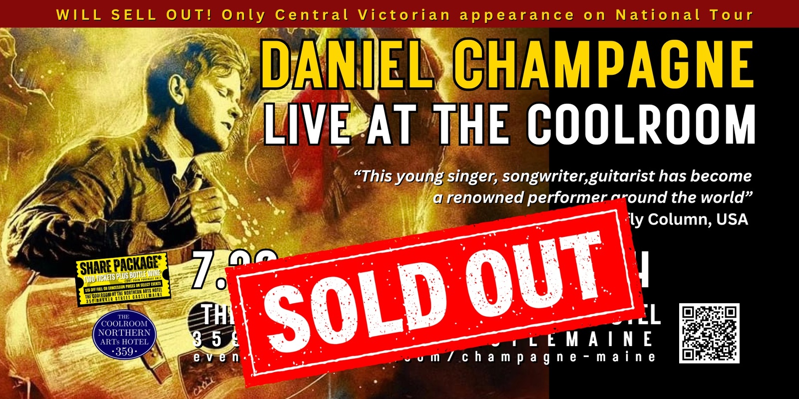 Banner image for Daniel Champagne at The Coolroom