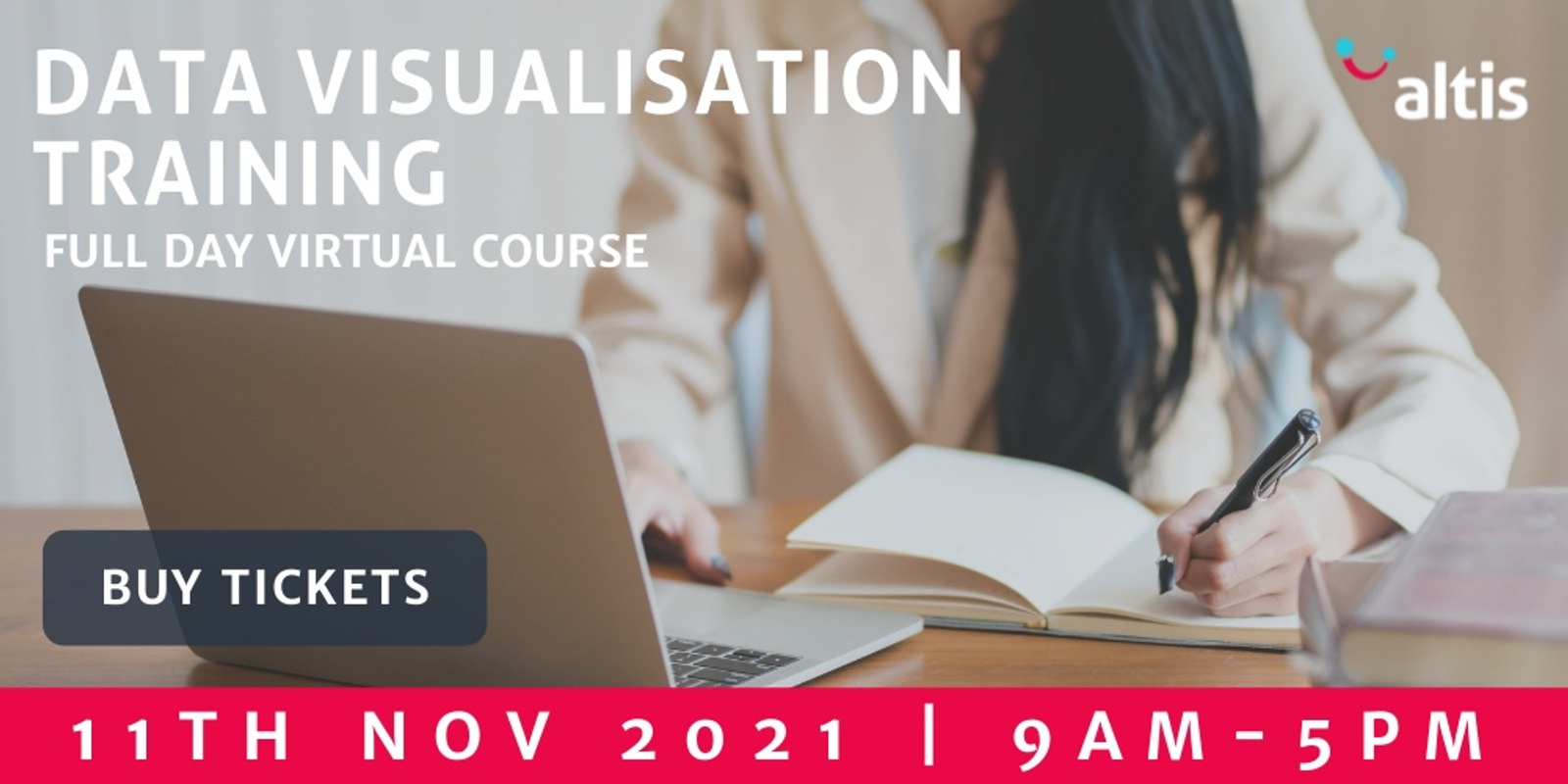 Banner image for Data Visualisation Public Training with Altis Consulting - November 2021