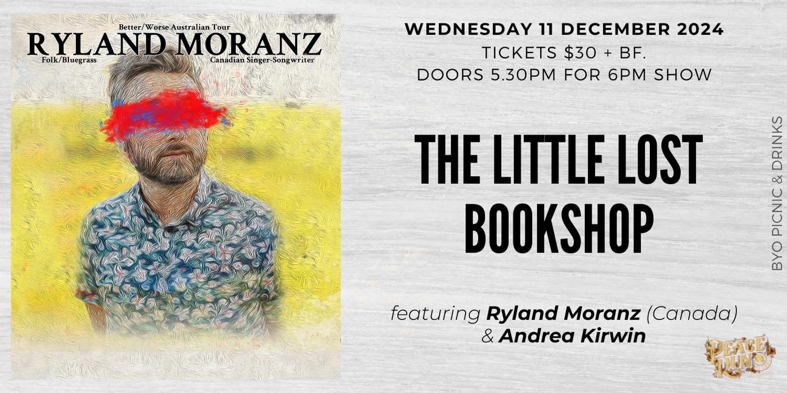 Banner image for Ryland Moranz (Canada) w/ Andrea Kirwin at Little Lost Bookshop