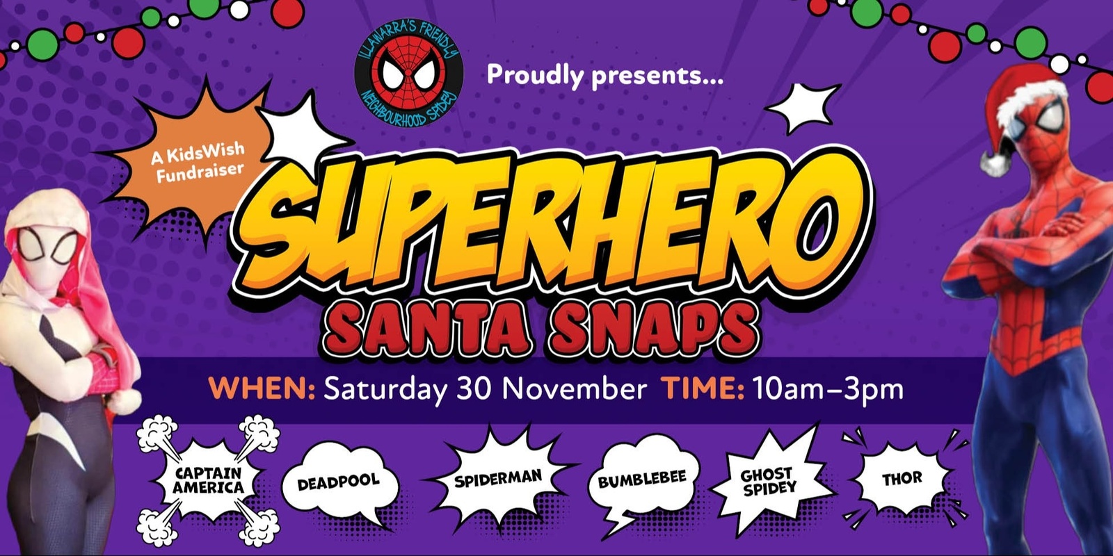 Banner image for Superhero Santa Snaps 2024