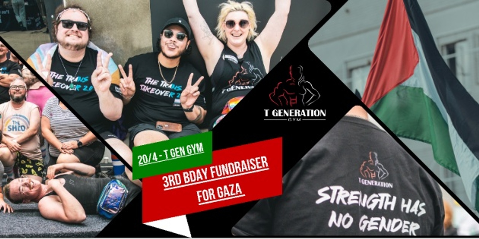Banner image for T Gen's 3rd Birthgay Fundraiser for Gaza 