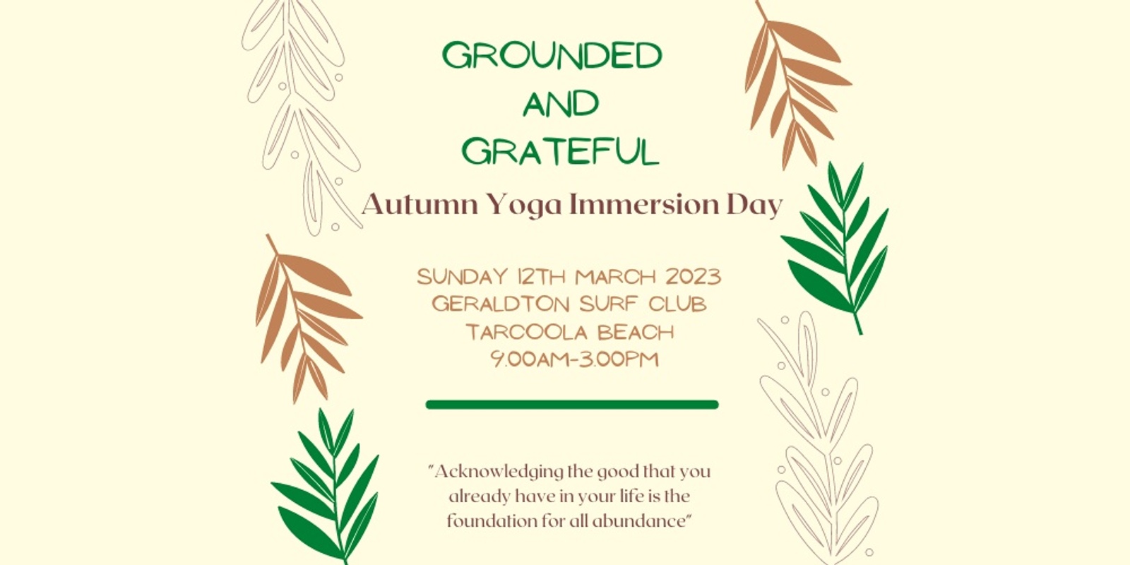 Banner image for Autumn Yoga Immersion Day