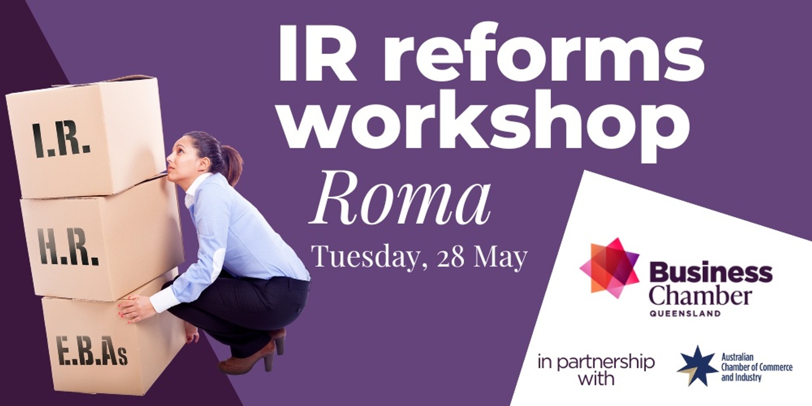 Banner image for IR reforms workshop, Roma
