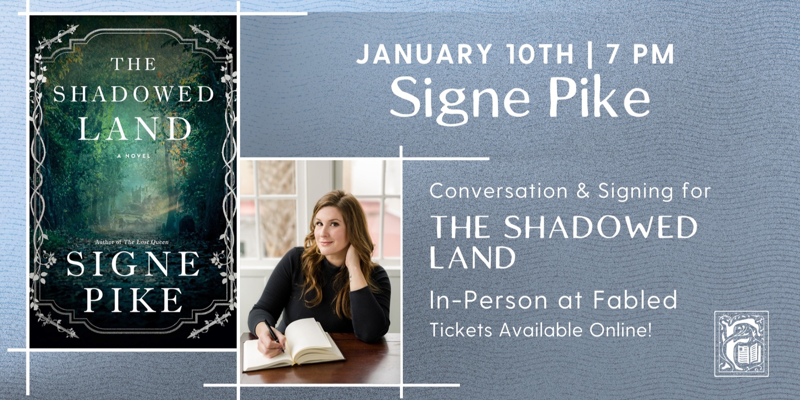 Banner image for Signe Pike Discusses The Shadowed Land