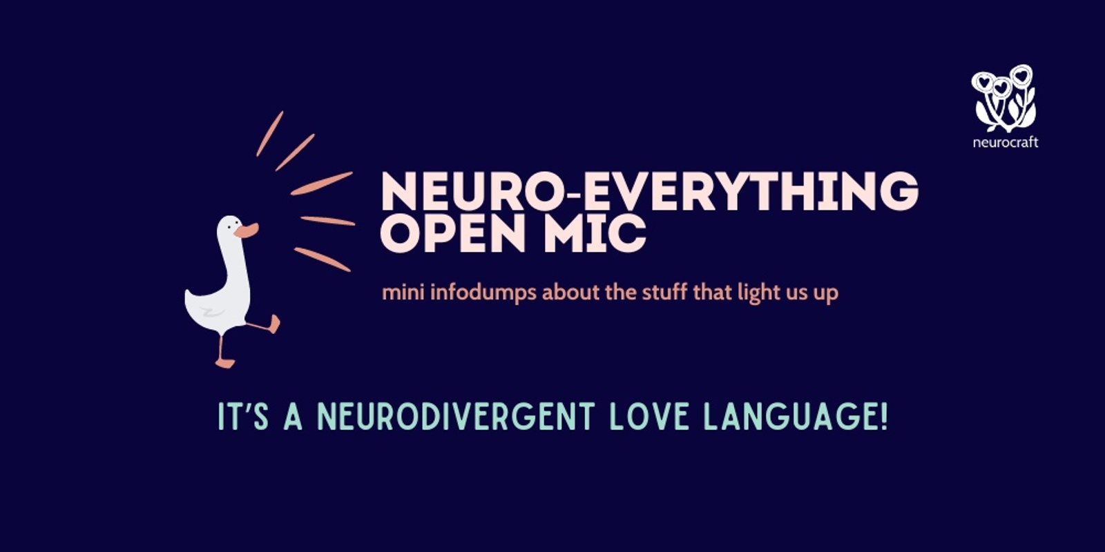 Banner image for Neuro-Everything Open Mic (Thriving Autistically)