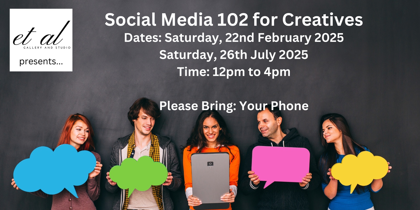 Banner image for Social Media 102 for Creatives